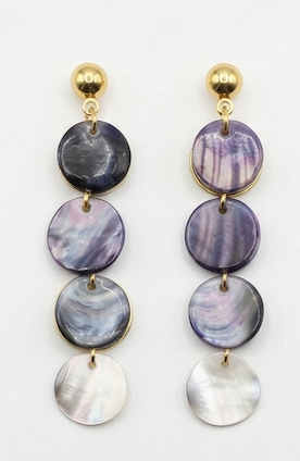 Boucles d'oreille "Disco Moule"