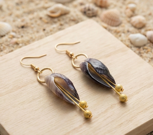 Boucles d'oreille "Clochette"